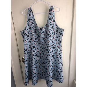 Torrid Spring V-Neck skater style dress.